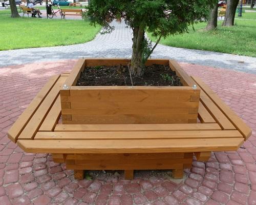 donica ogrodowa drewniana duża